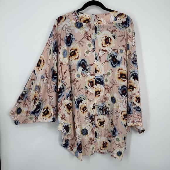 Maurices NEW Floral Cocoon Kimono Size S/M Open - Picture 11 of 11